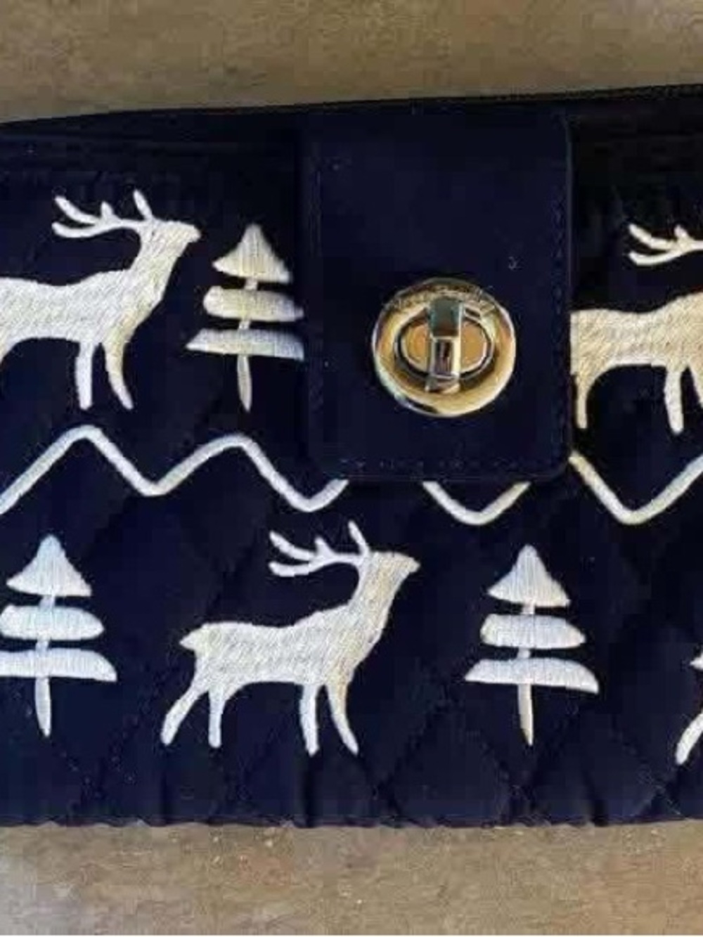 Vera Bradley Christmas Deer Wallet